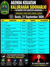 AGENDA 21 SEPTEMBER 2026
